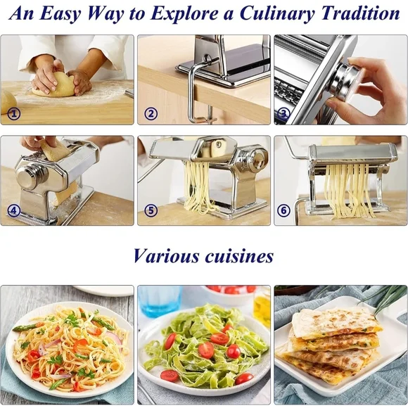 Stainless Steel Pasta Maker - Picture 3 of 3